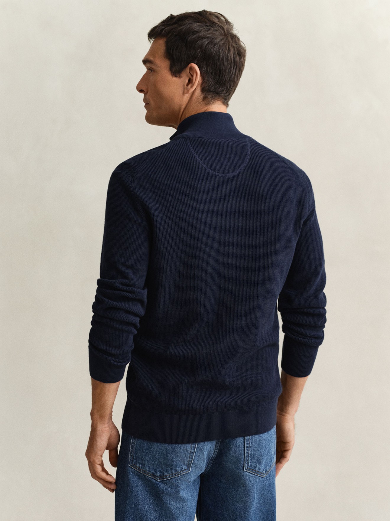 Casaco de Malha com Fecho de Correr