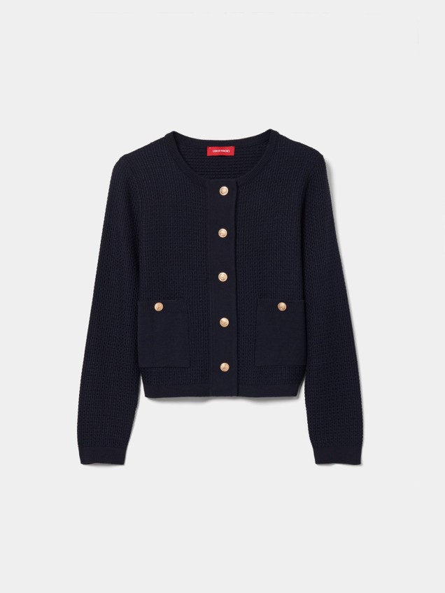 Casaco de Malha Tricotada