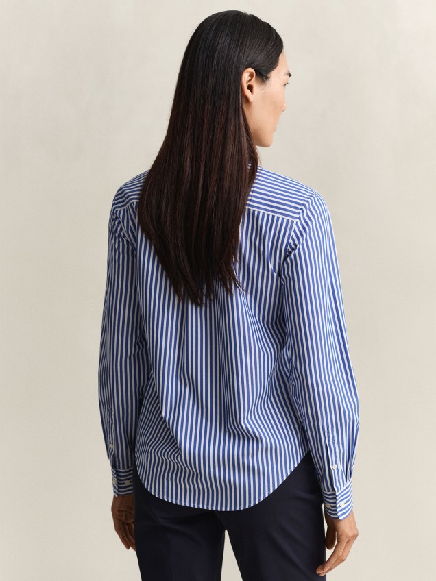 Camisa com Riscas Regular Fit