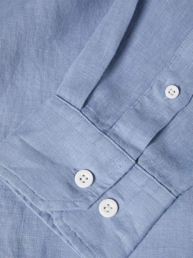 Camisa Slim Fit de Linho