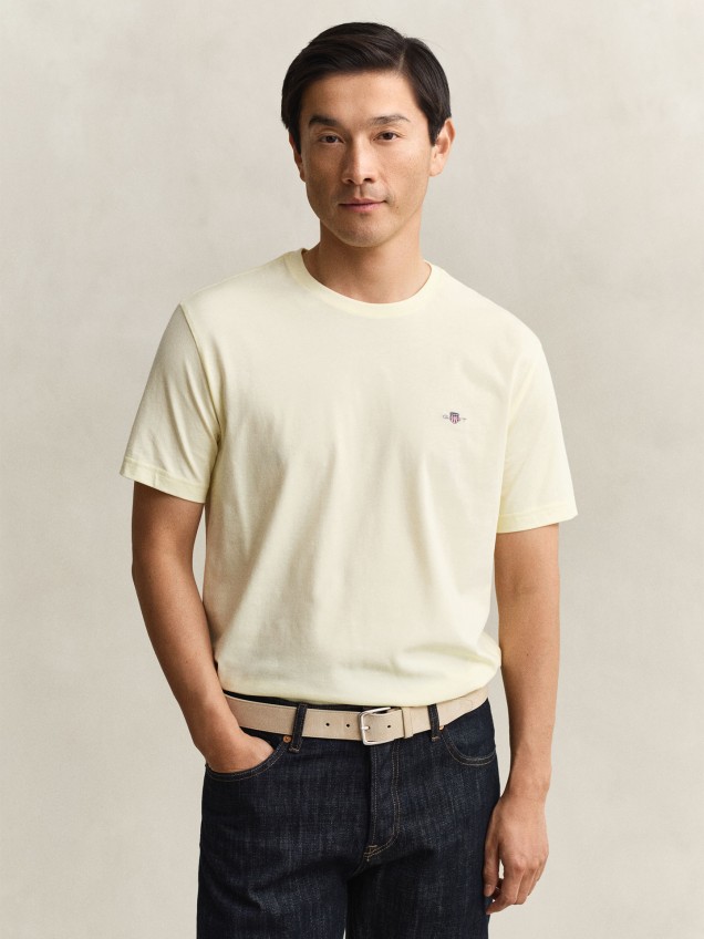 T-shirt com Logótipo Bordado