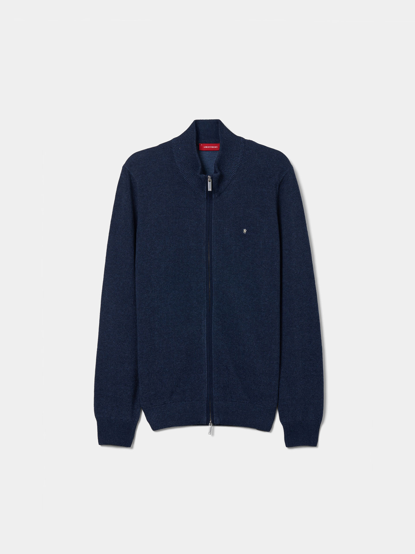 Casaco de Malha com Gola Subida