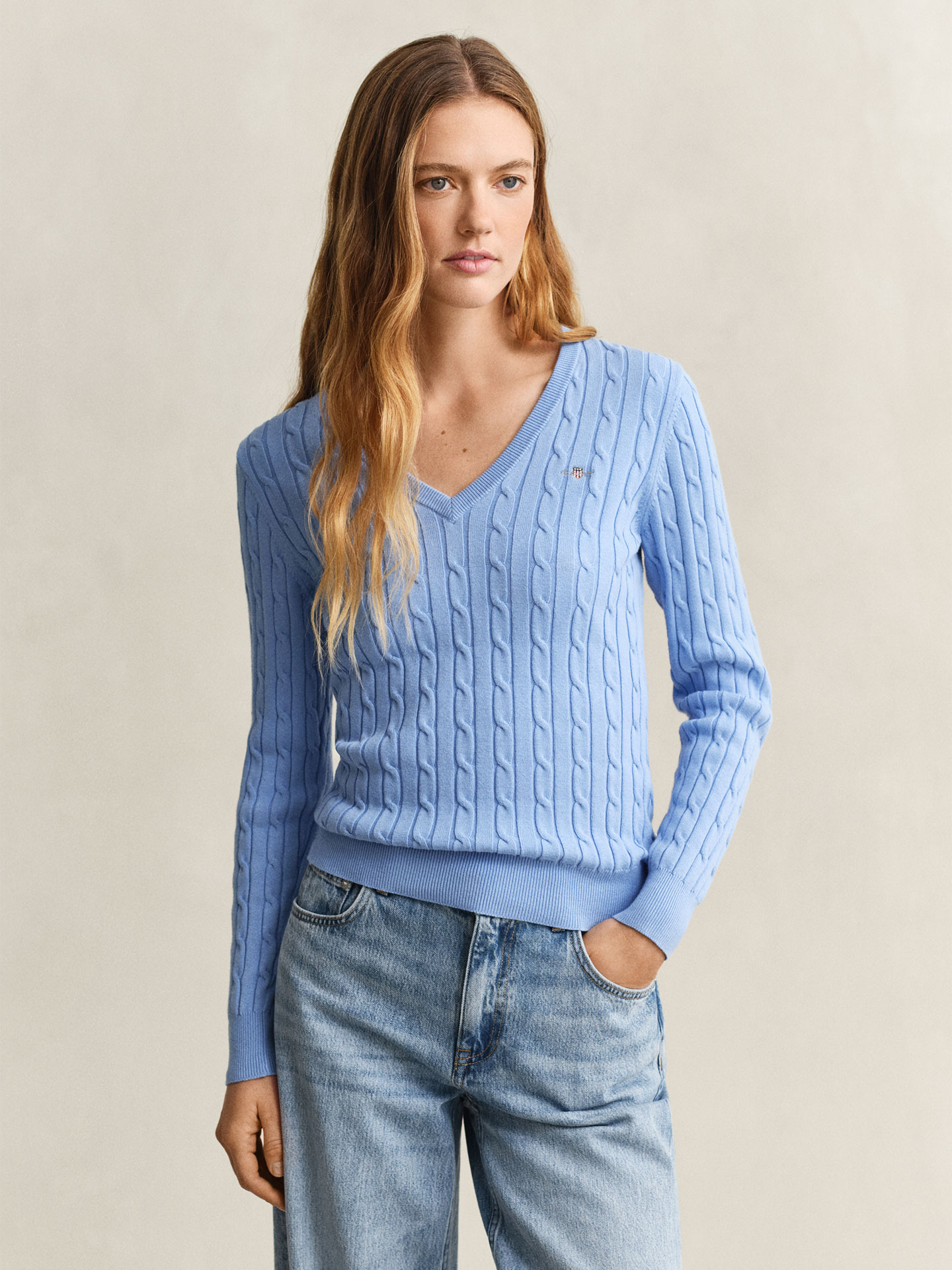 Camisola de Malha Entrançada