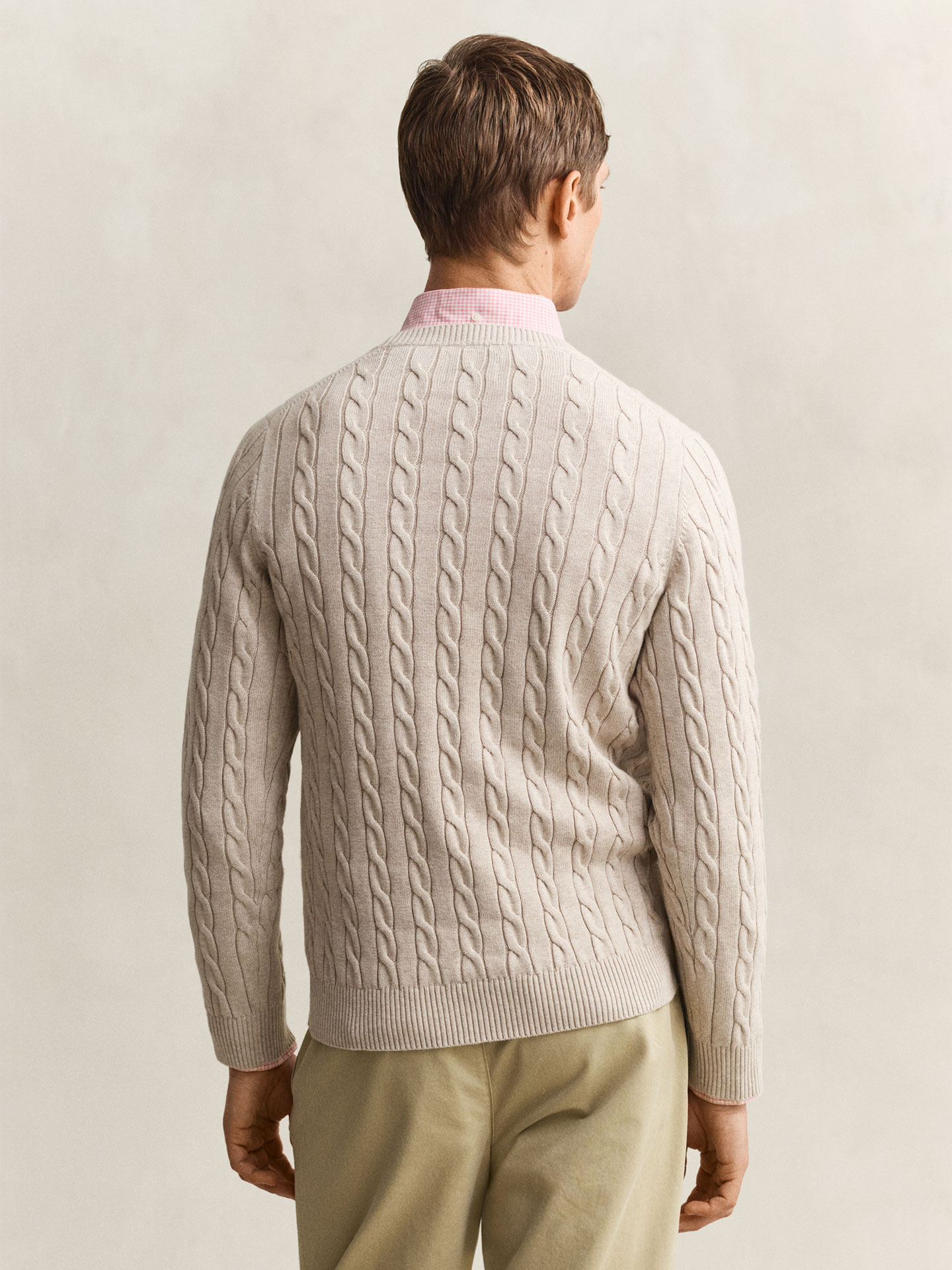 Camisola de Malha Entrançada