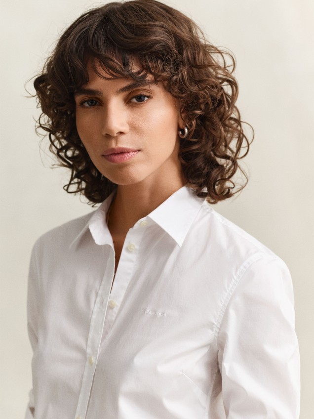 Camisa com Bordado ao Tom