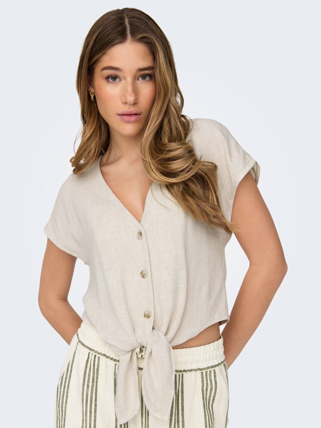 Blusa com N� na Bainha