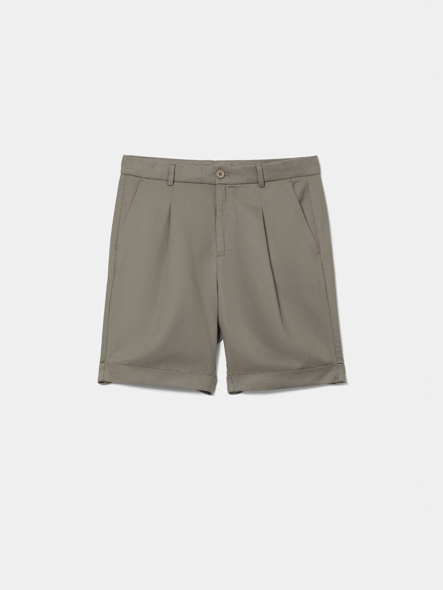 Calções Chino com Pinças