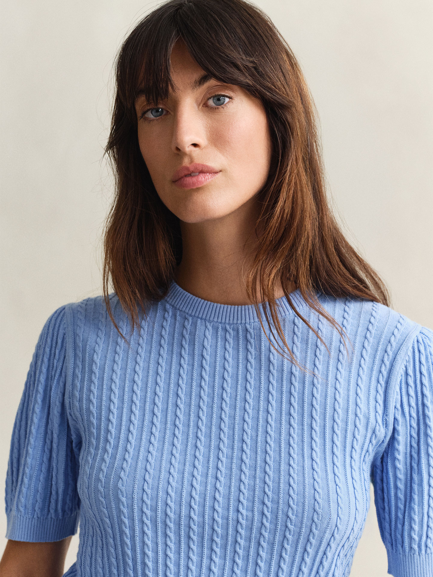 Camisola de Malha Entrançada