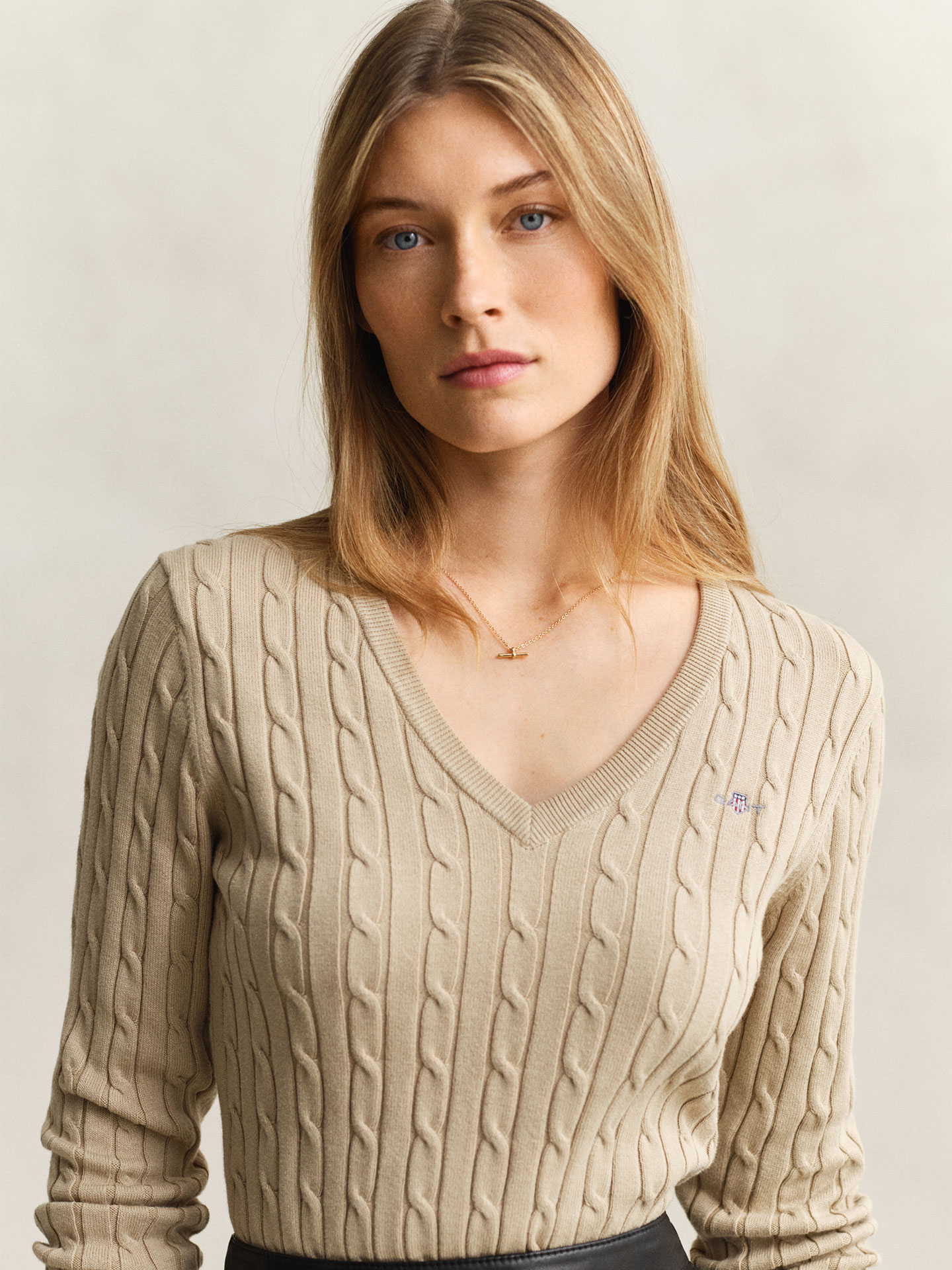 Camisola de Malha Entrançada