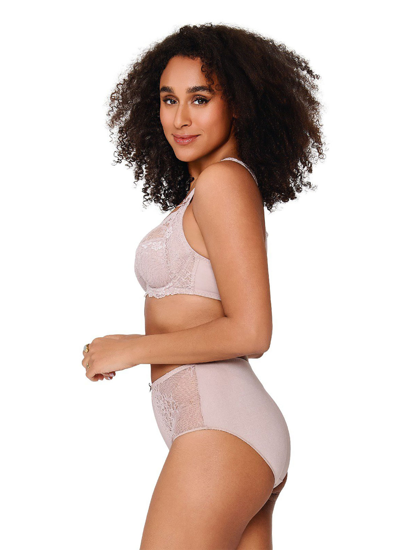Cueca Maxi de Cintura Subida com Renda Daily