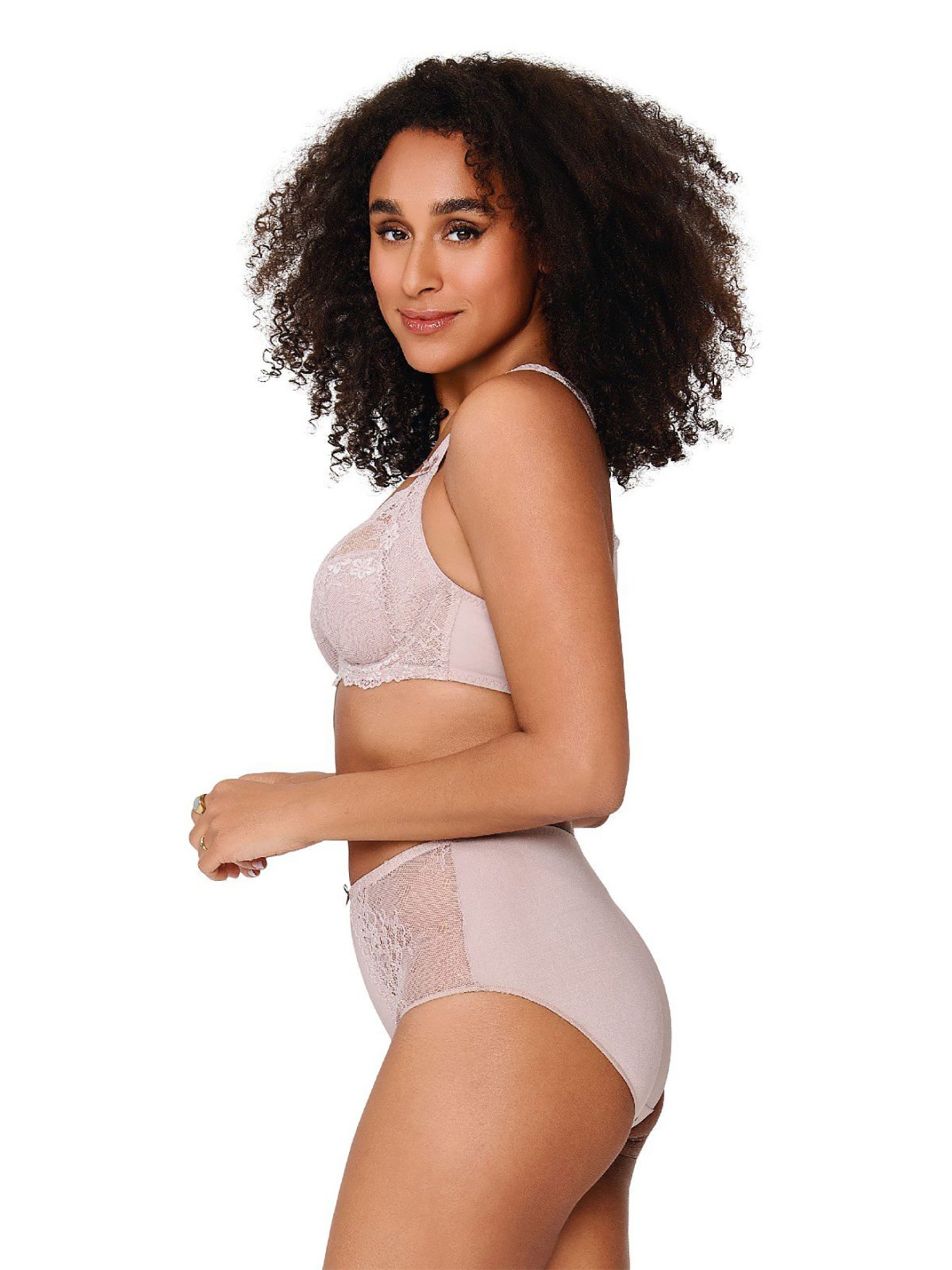 Cueca Maxi de Cintura Subida com Renda Daily