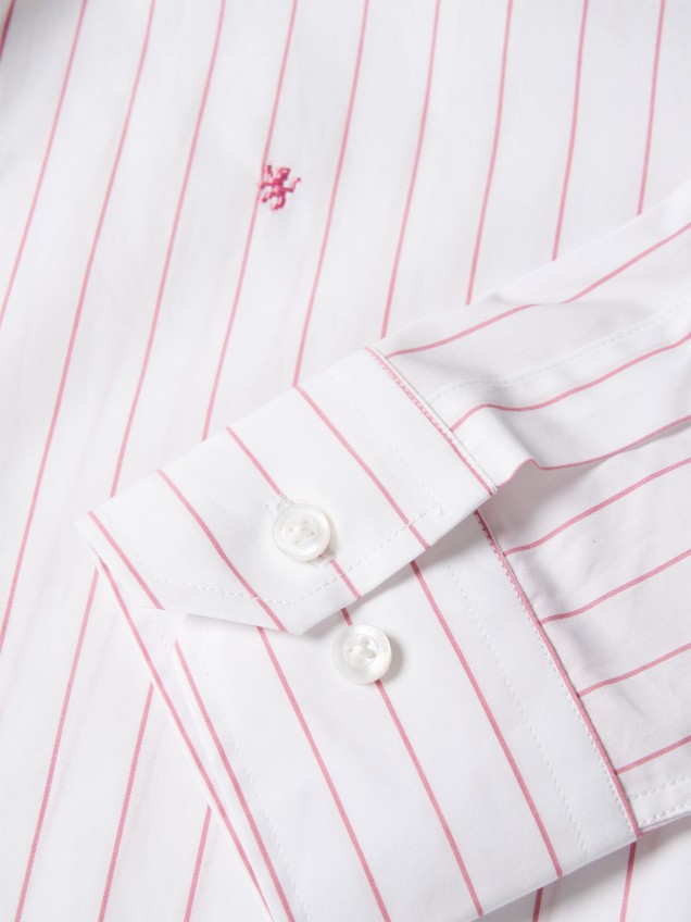 Camisa Regular Fit às Riscas