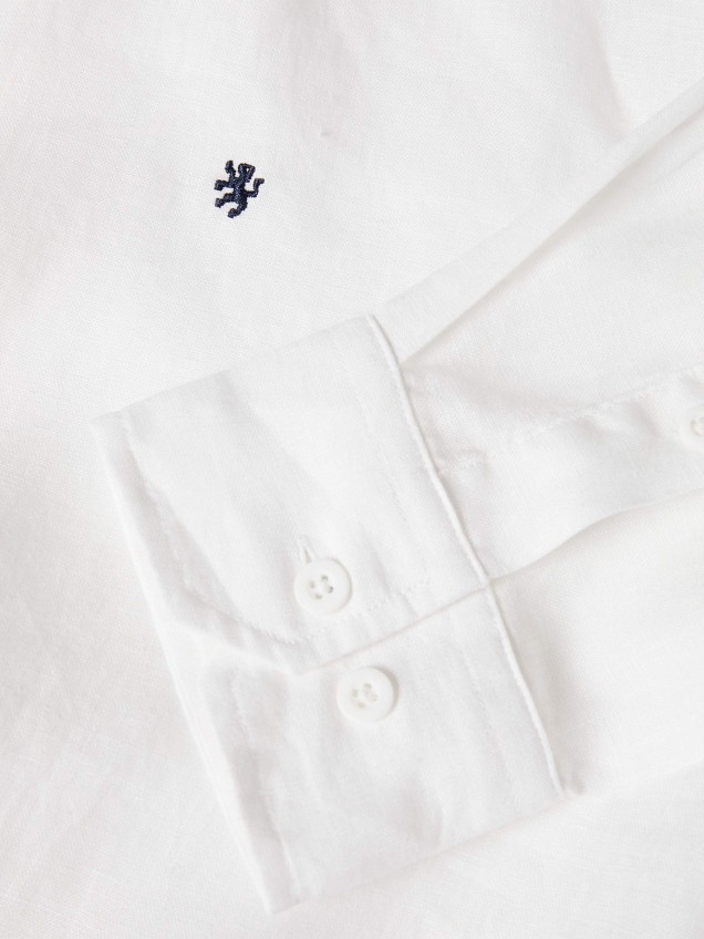 Camisa Slim Fit de Linho
