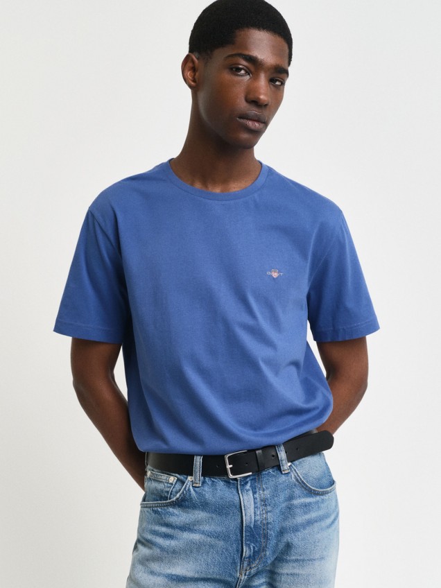 T-shirt com Logótipo Bordado