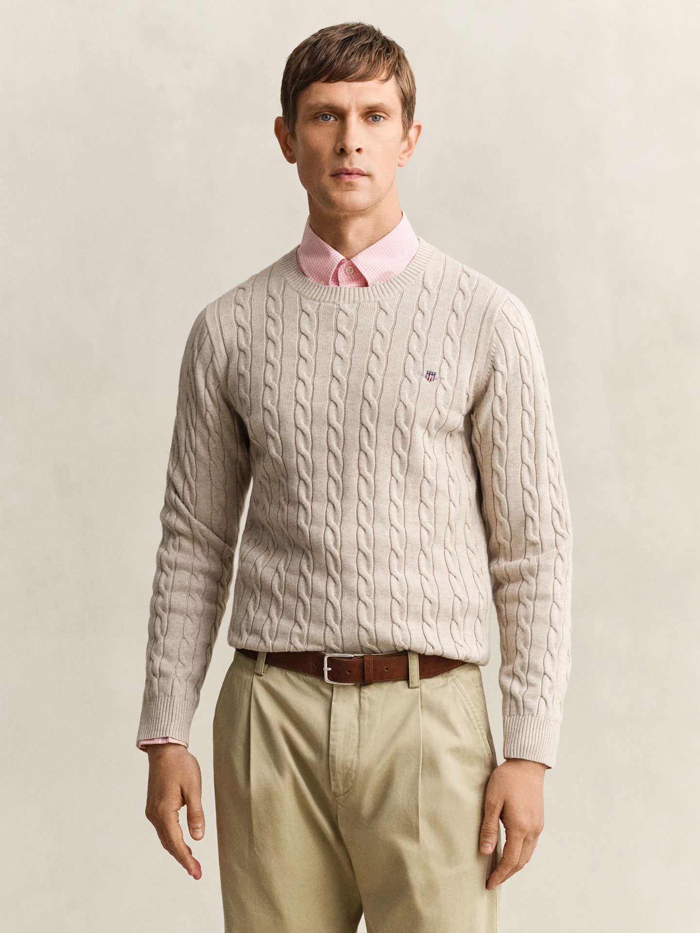 Camisola de Malha Entrançada