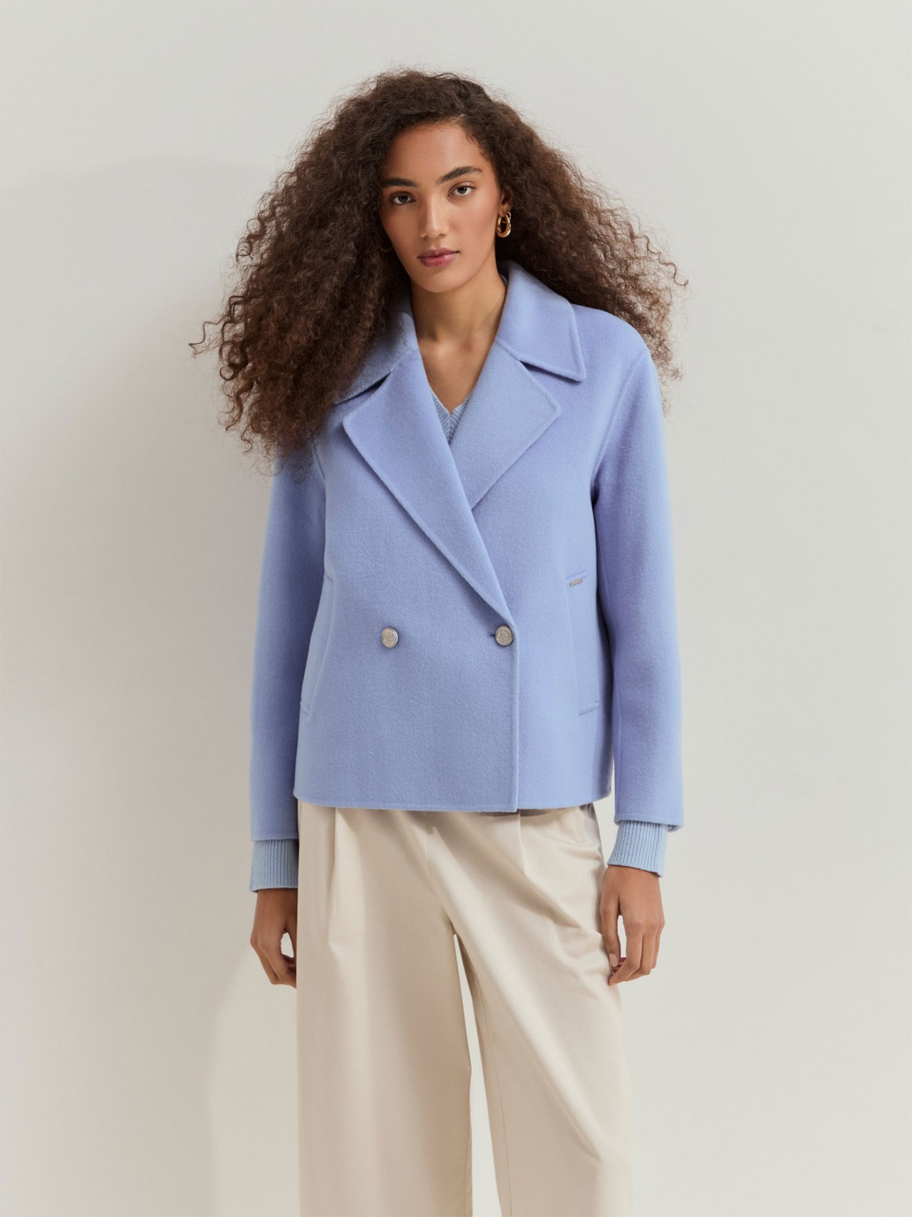 Sobretudo Curto Cruzado