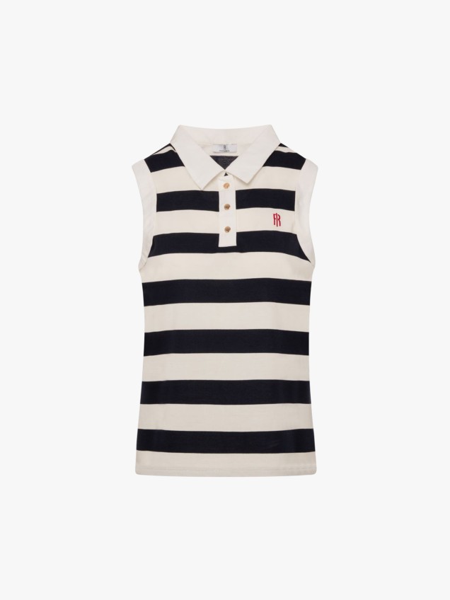 Polo sem Mangas �s Riscas