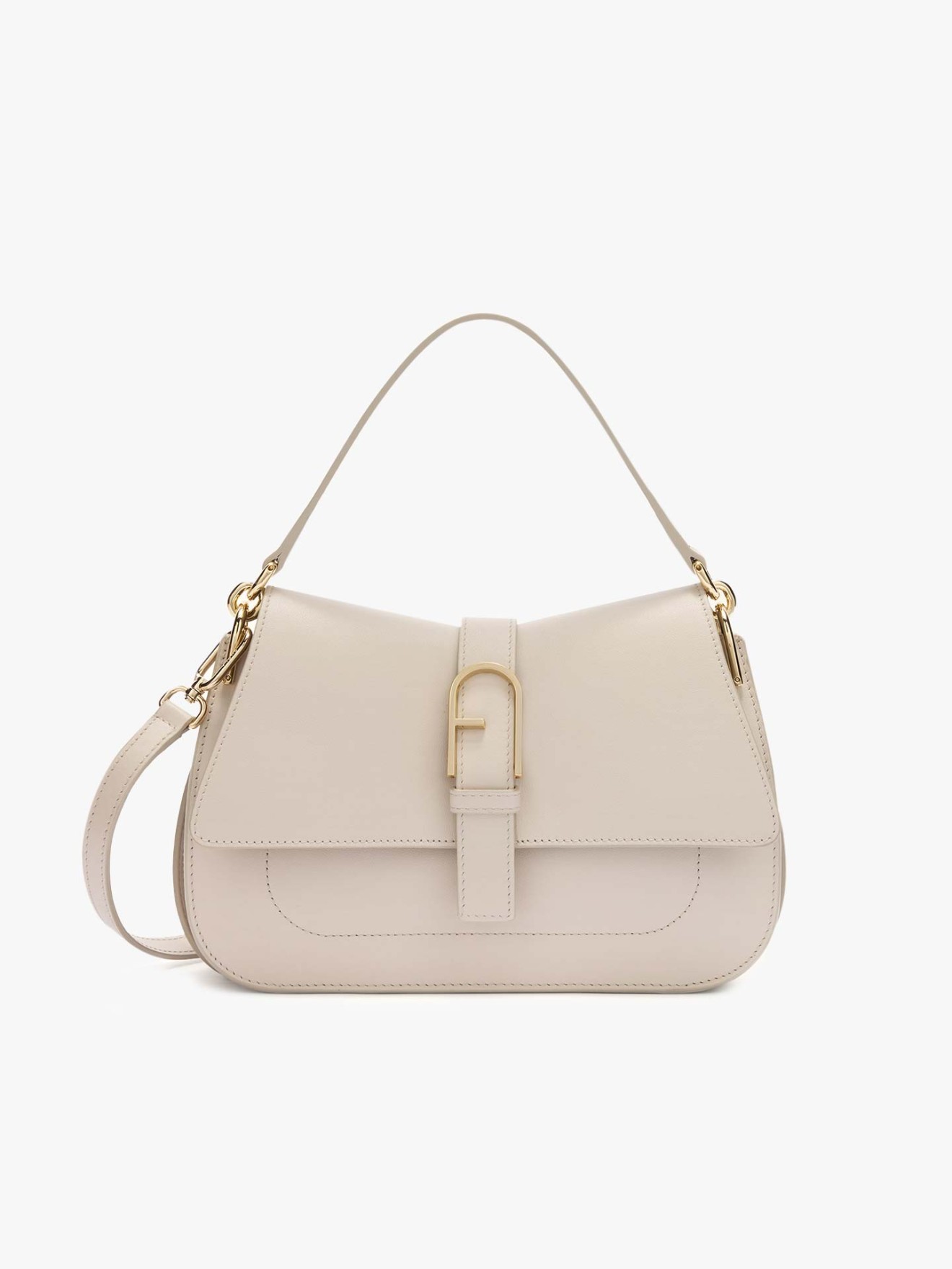 Mala de Ombro Flow M em Pele