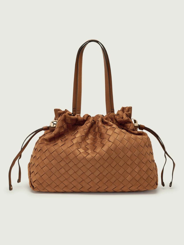 Mala de Ombrocom Textura Entran�ada