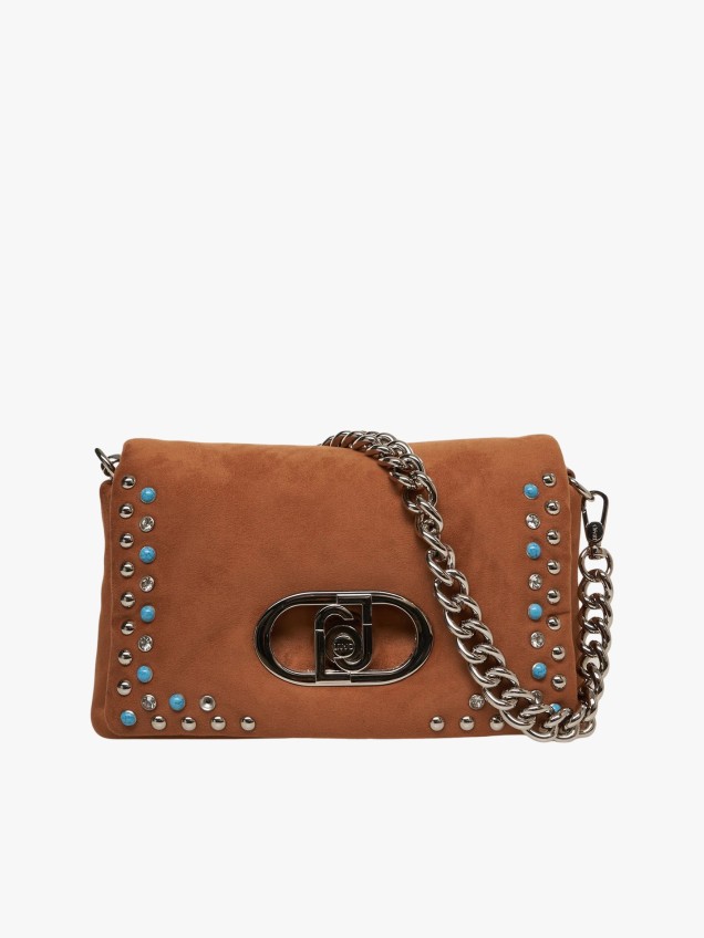 Mala de Tiracolo Efeito Camurça