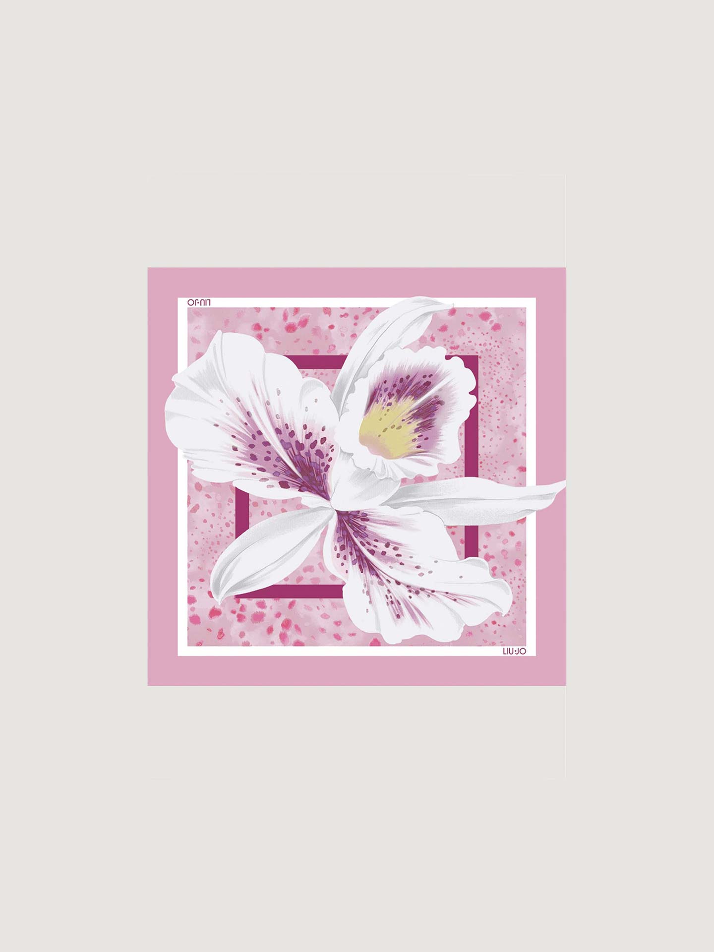 Echarpe com Padr�o Floral