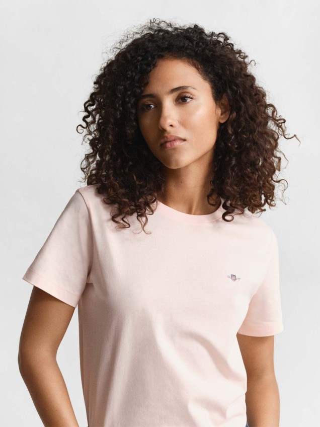 T-shirt com Logótipo Bordado