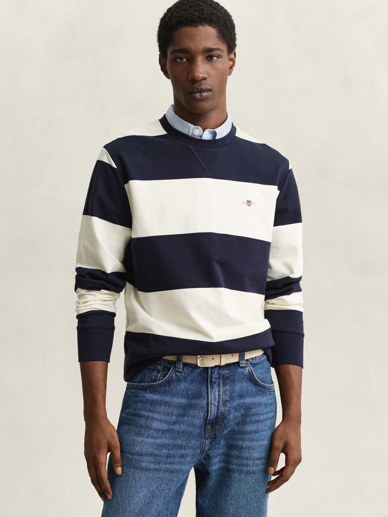 Sweatshirt às Riscas