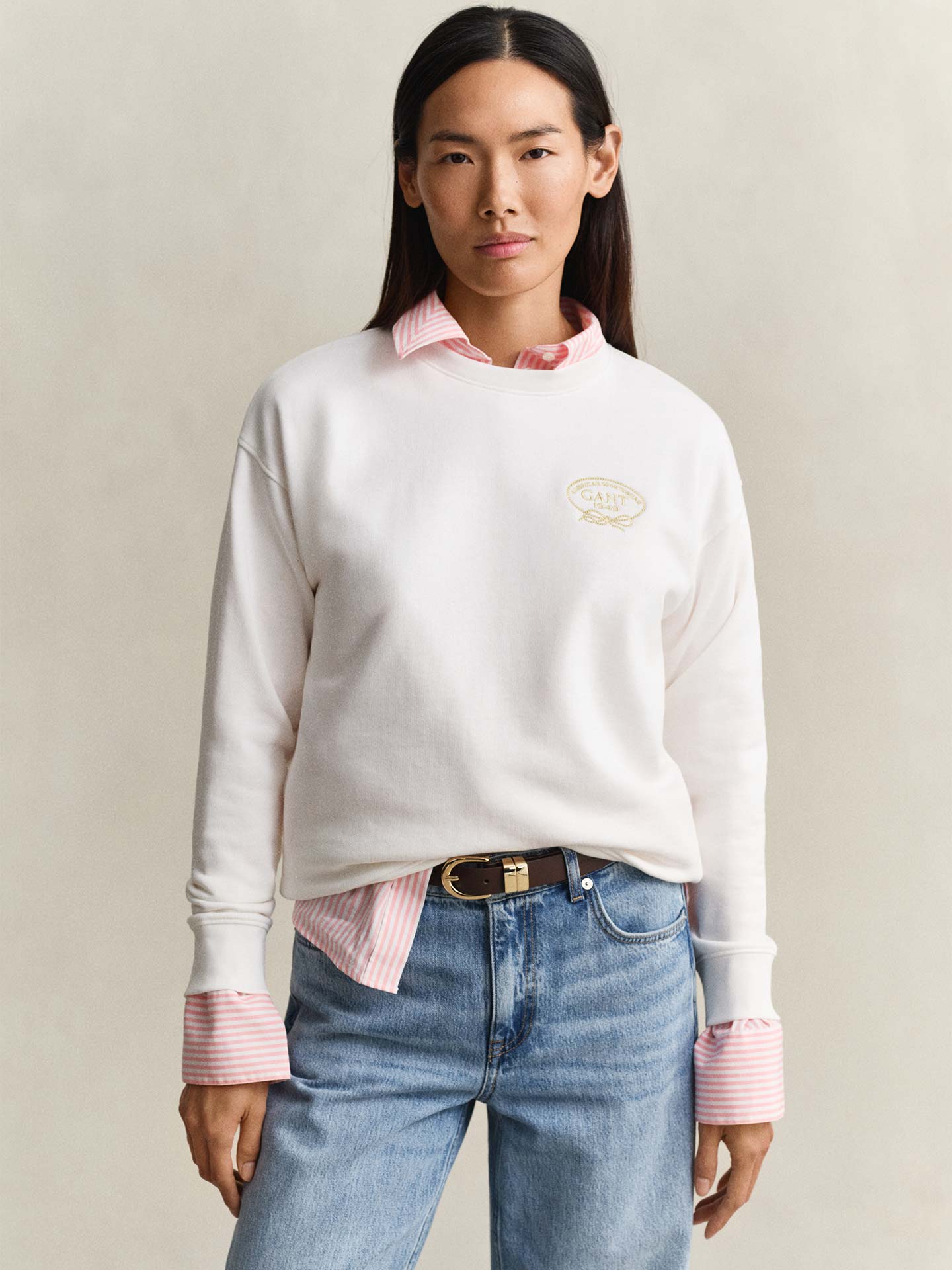 Sweatshirt com Logótipo Bordado