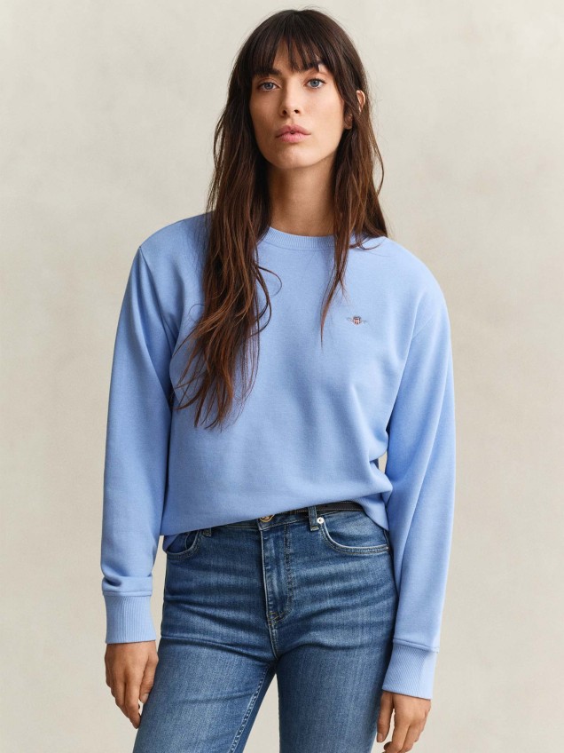 Sweatshirt com Log�tipo Bordado