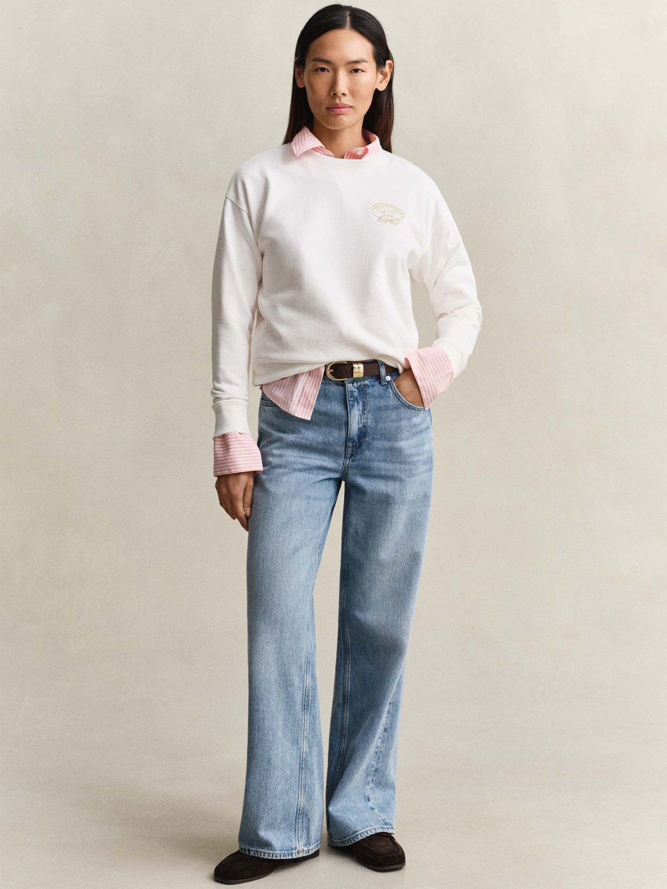Sweatshirt com Logótipo Bordado
