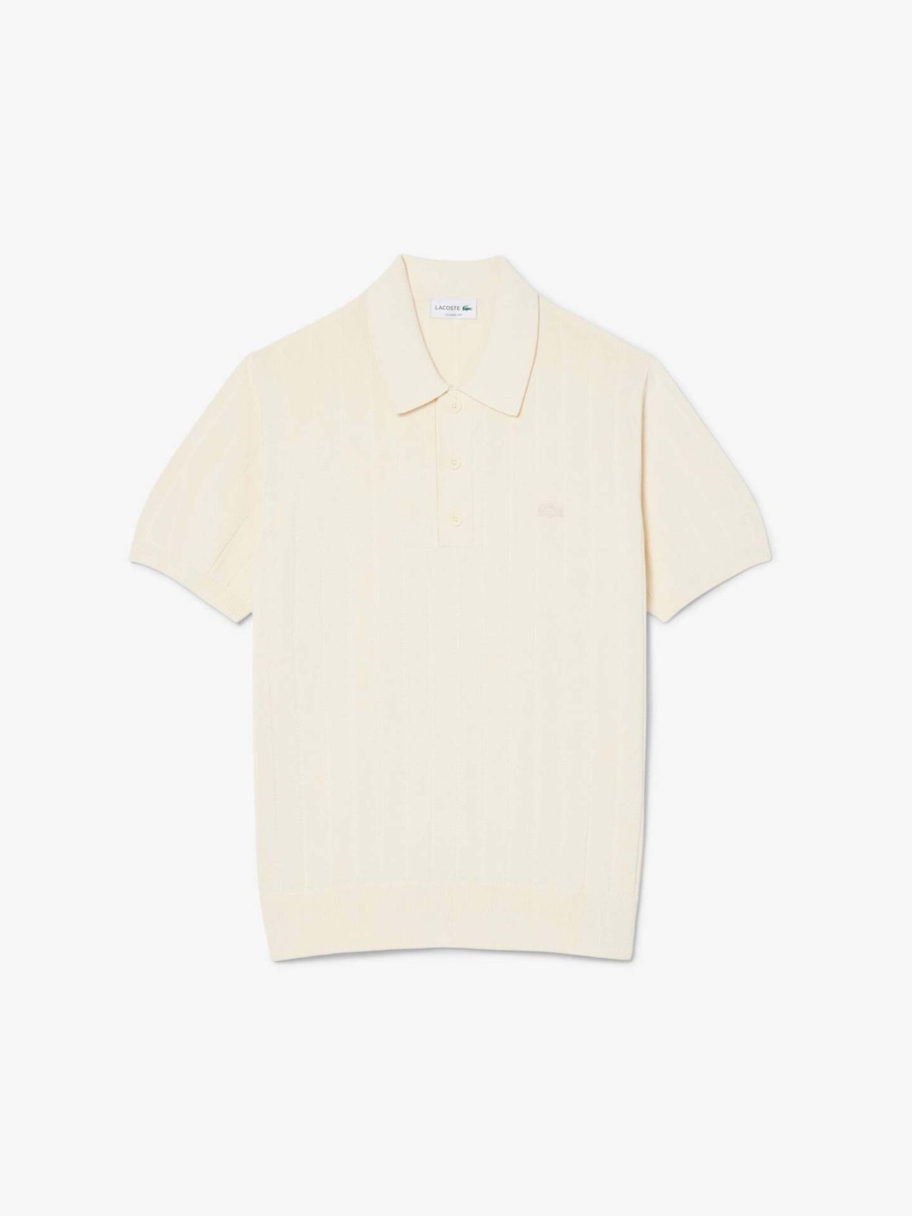 Polo em Malha Canelada