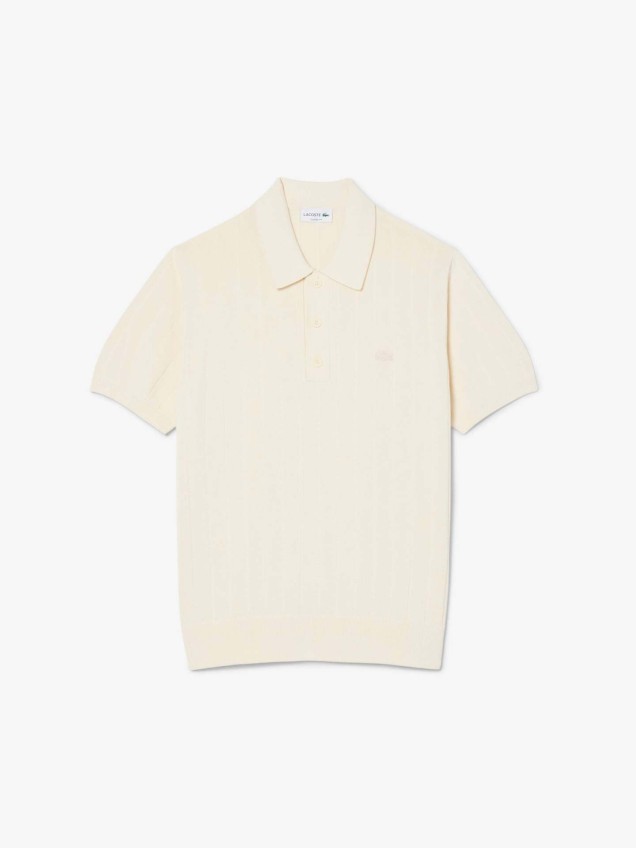 Polo em Malha Canelada