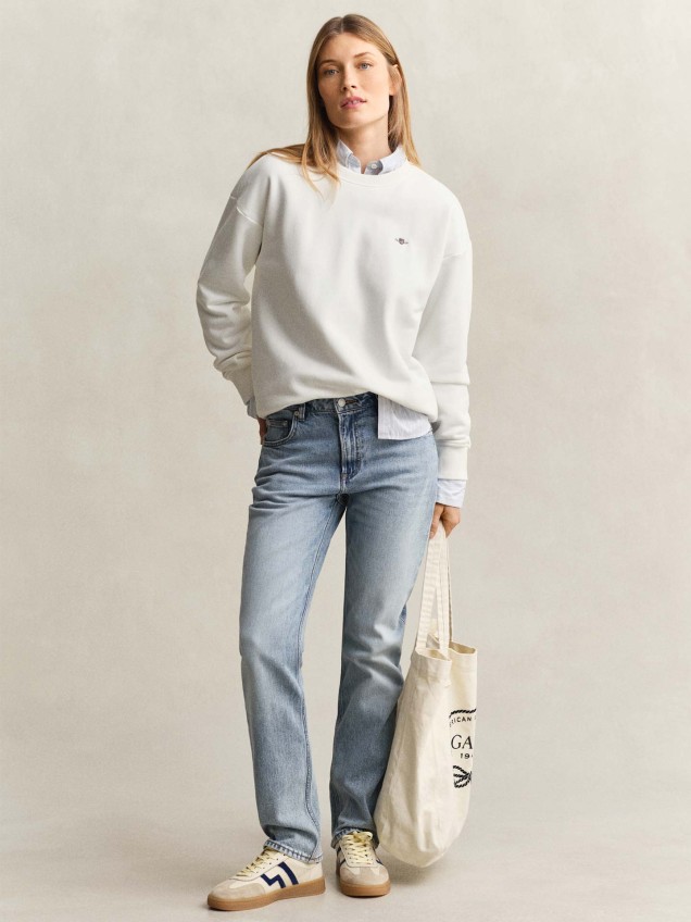 Sweatshirt com Logótipo Bordado