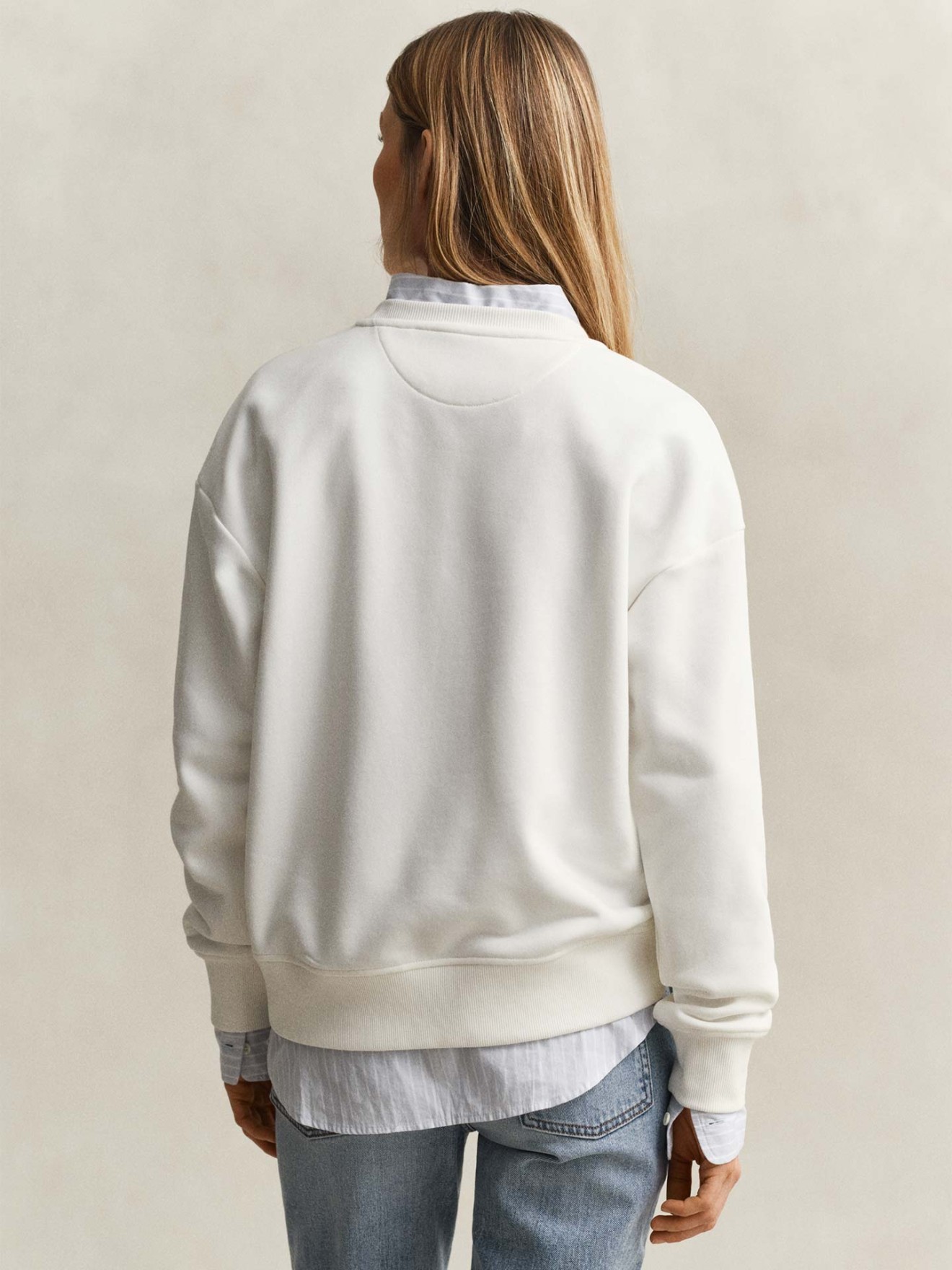 Sweatshirt com Log�tipo Bordado