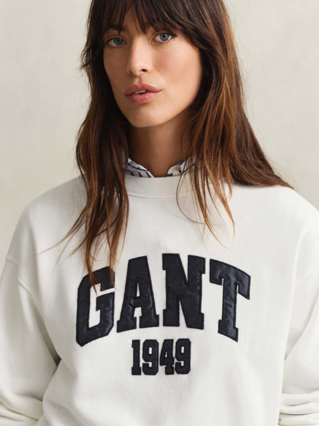 Sweatshirt com Logótipo Bordado