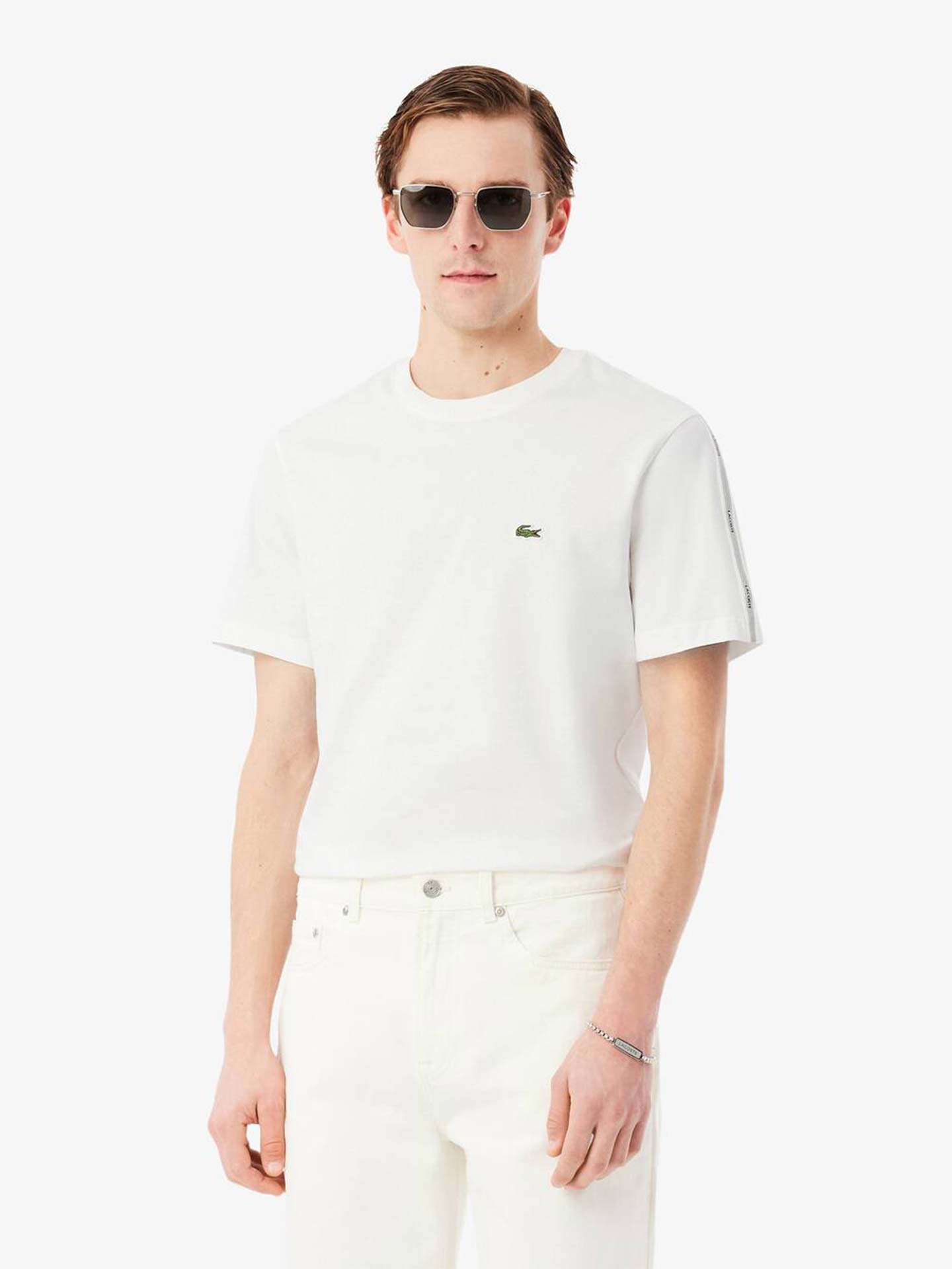 T-shirt com Faixa com Logótipo