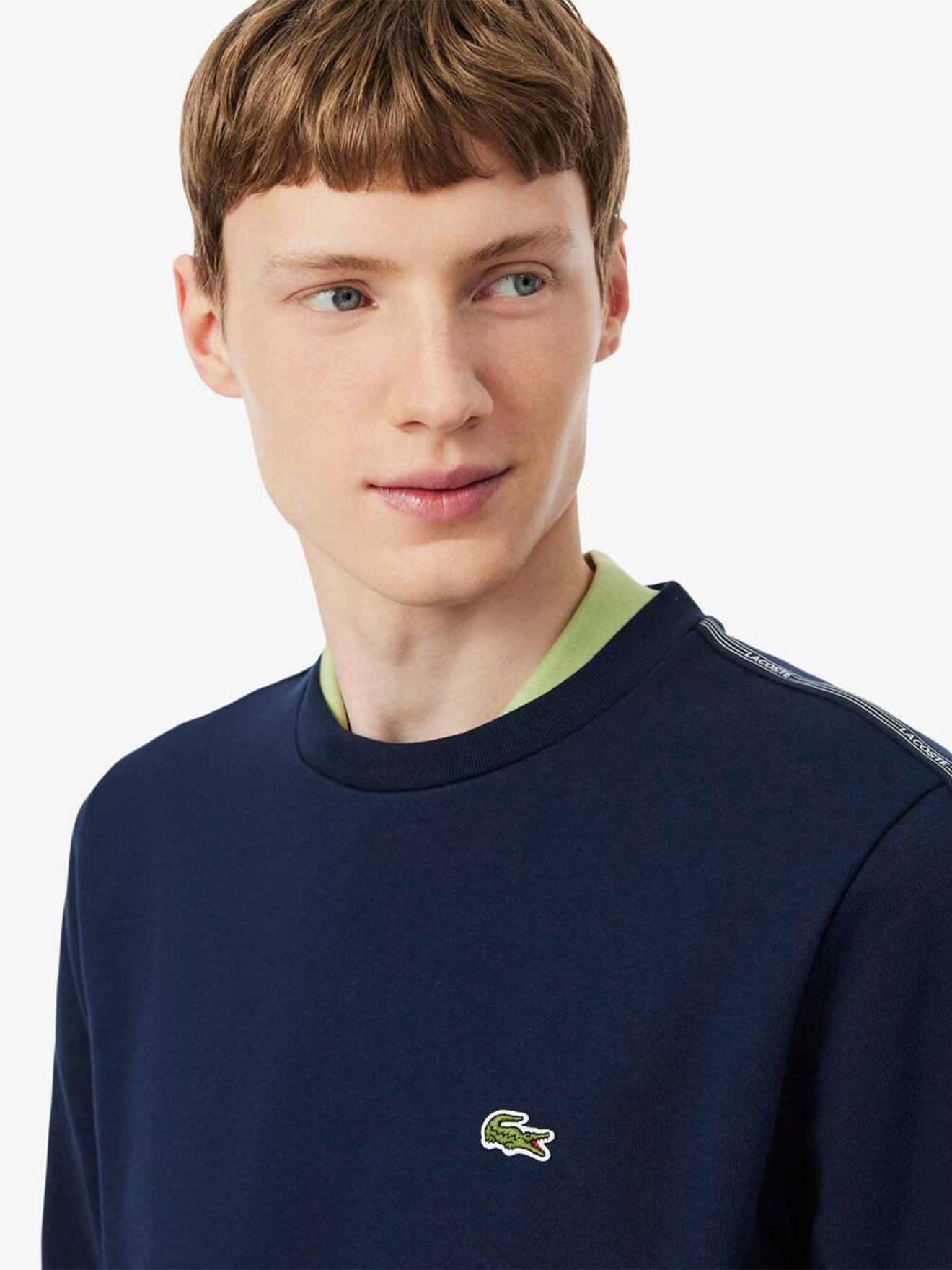 Sweatshirt com Faixa nas Mangas