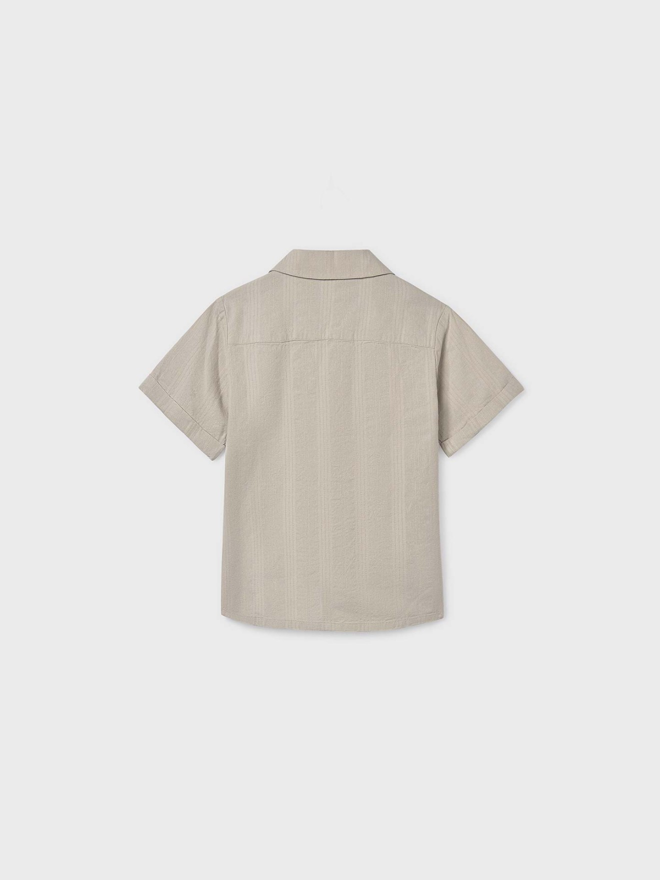 Camisa de Manga Curta com Textura
