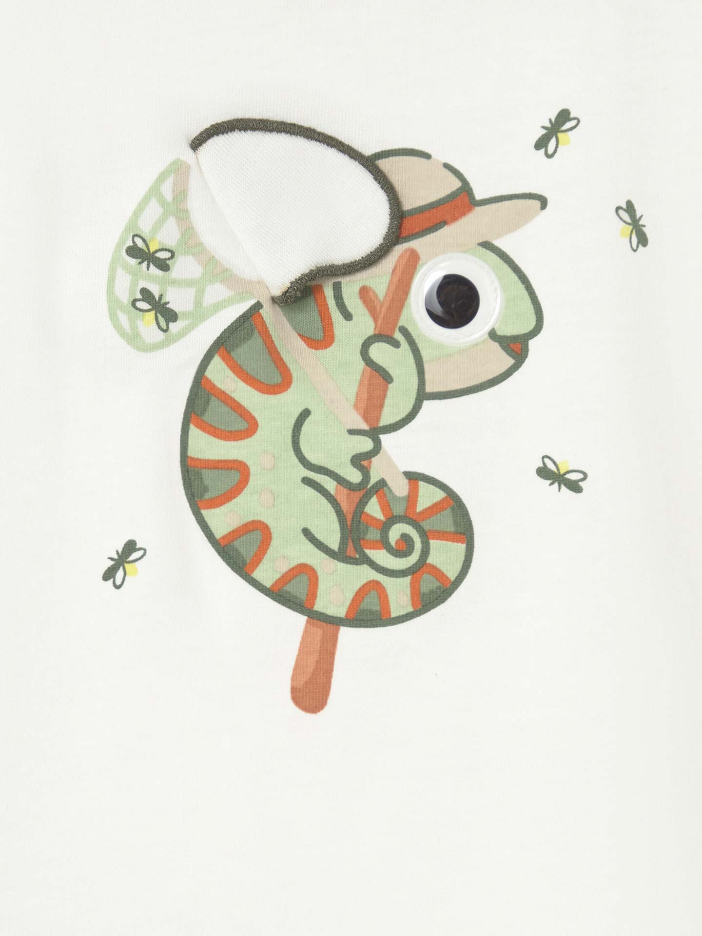 T-shirt com Estampado e Aplicações