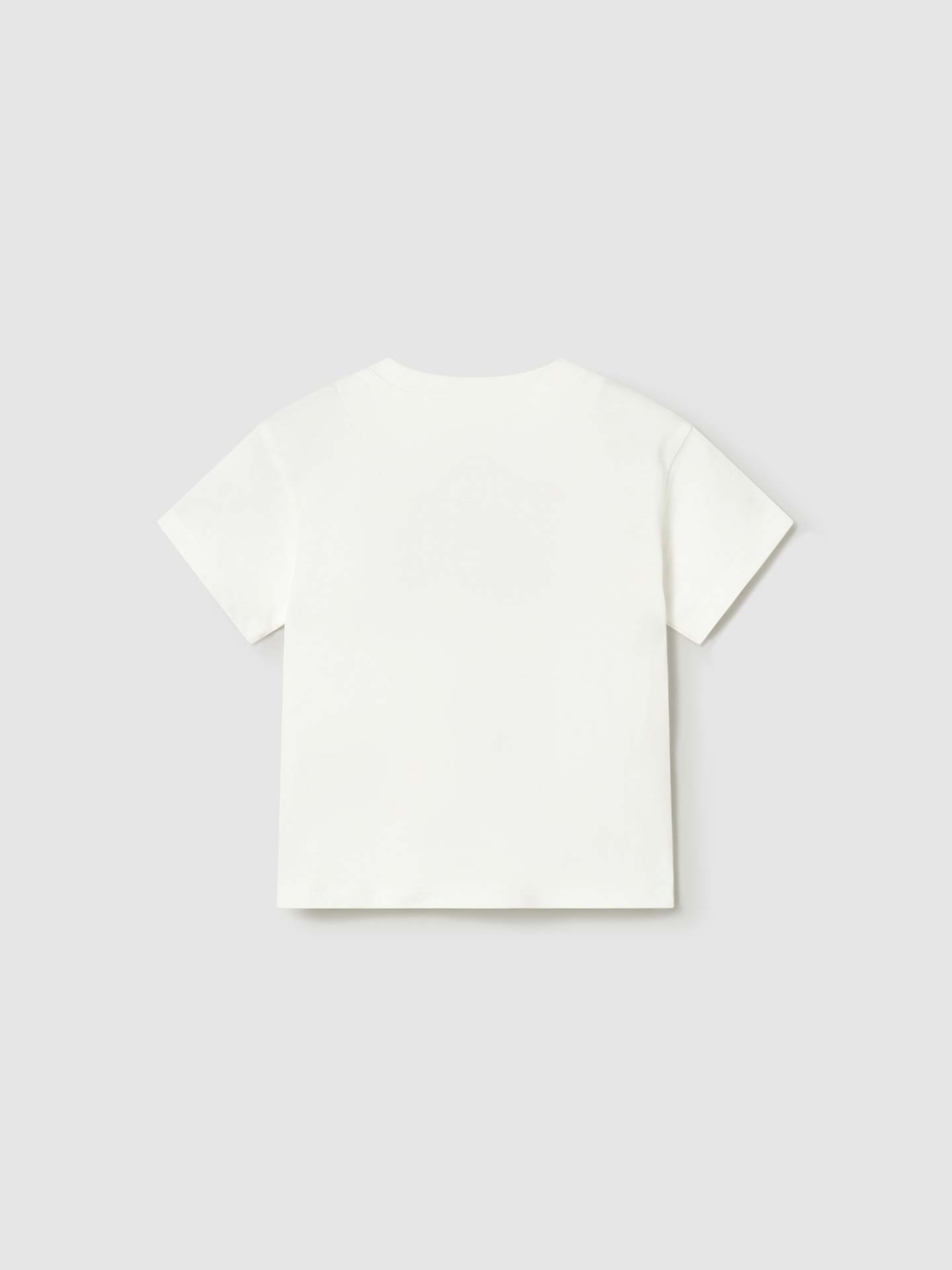 T-shirt com Estampado e Aplicações