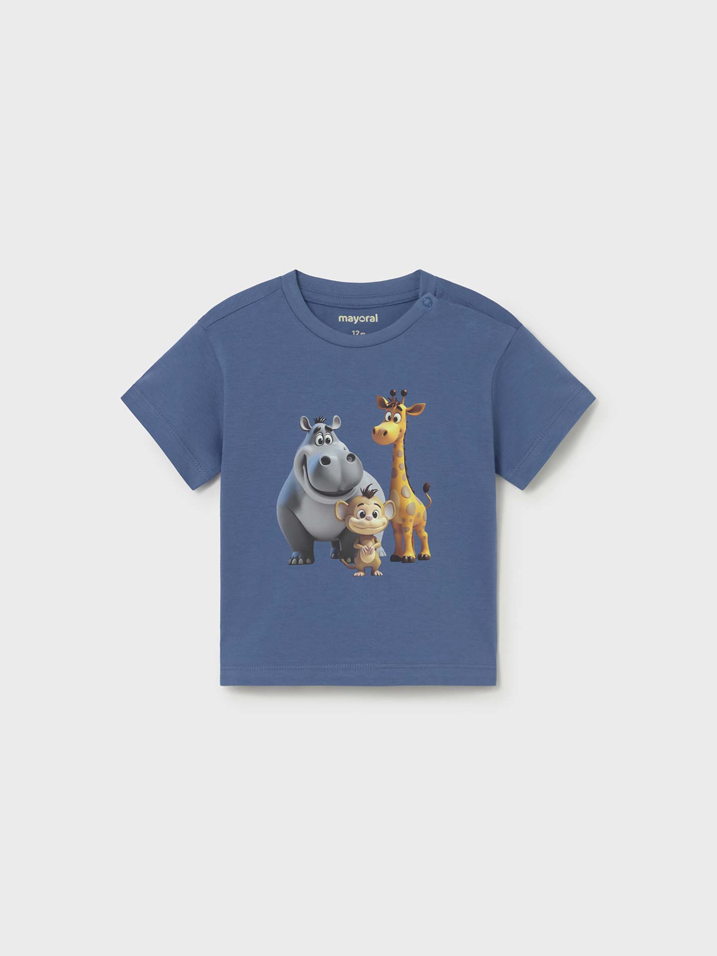 T-shirt com Estampado de Animais