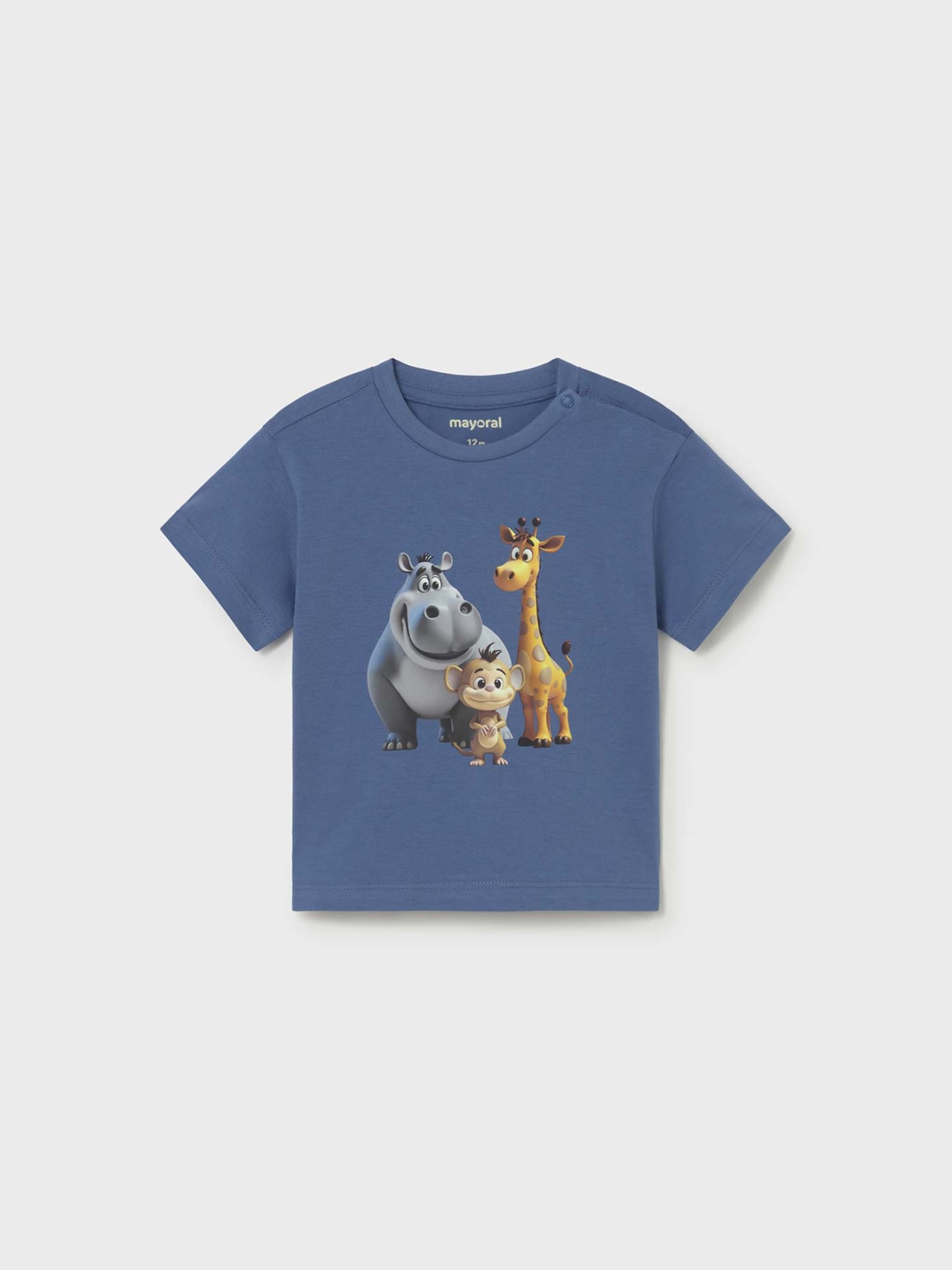 T-shirt com Estampado de Animais