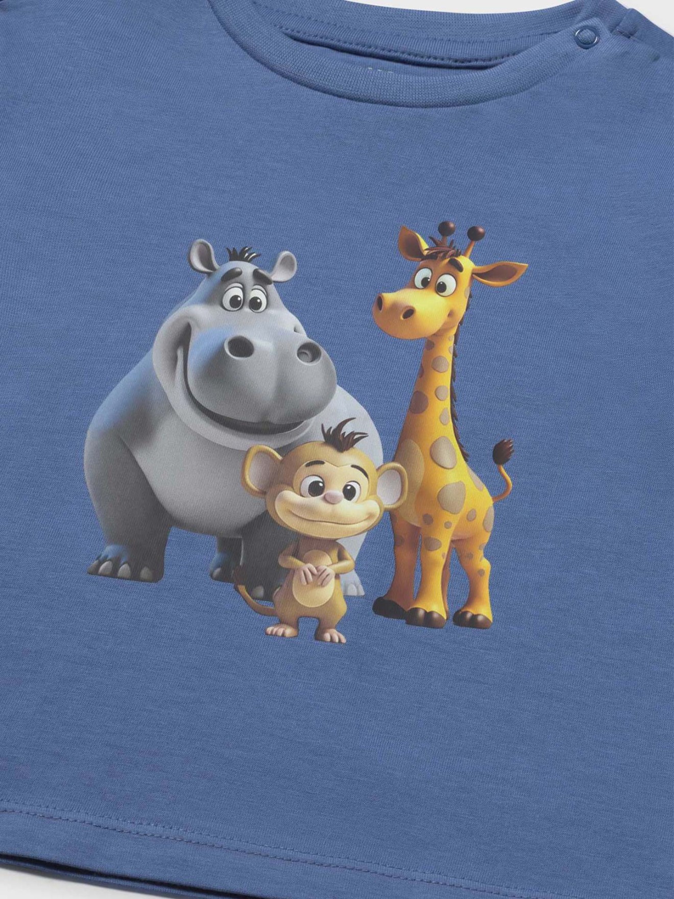 T-shirt com Estampado de Animais