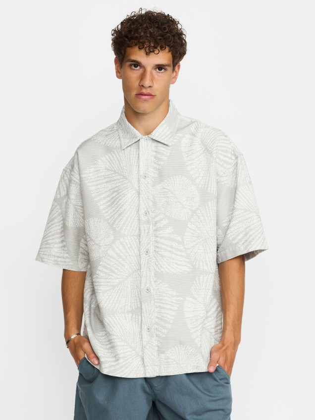 Camisa de Manga Curta com Padrão