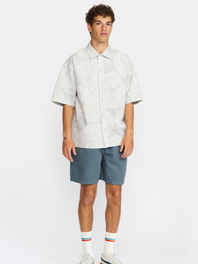 Camisa de Manga Curta com Padrão