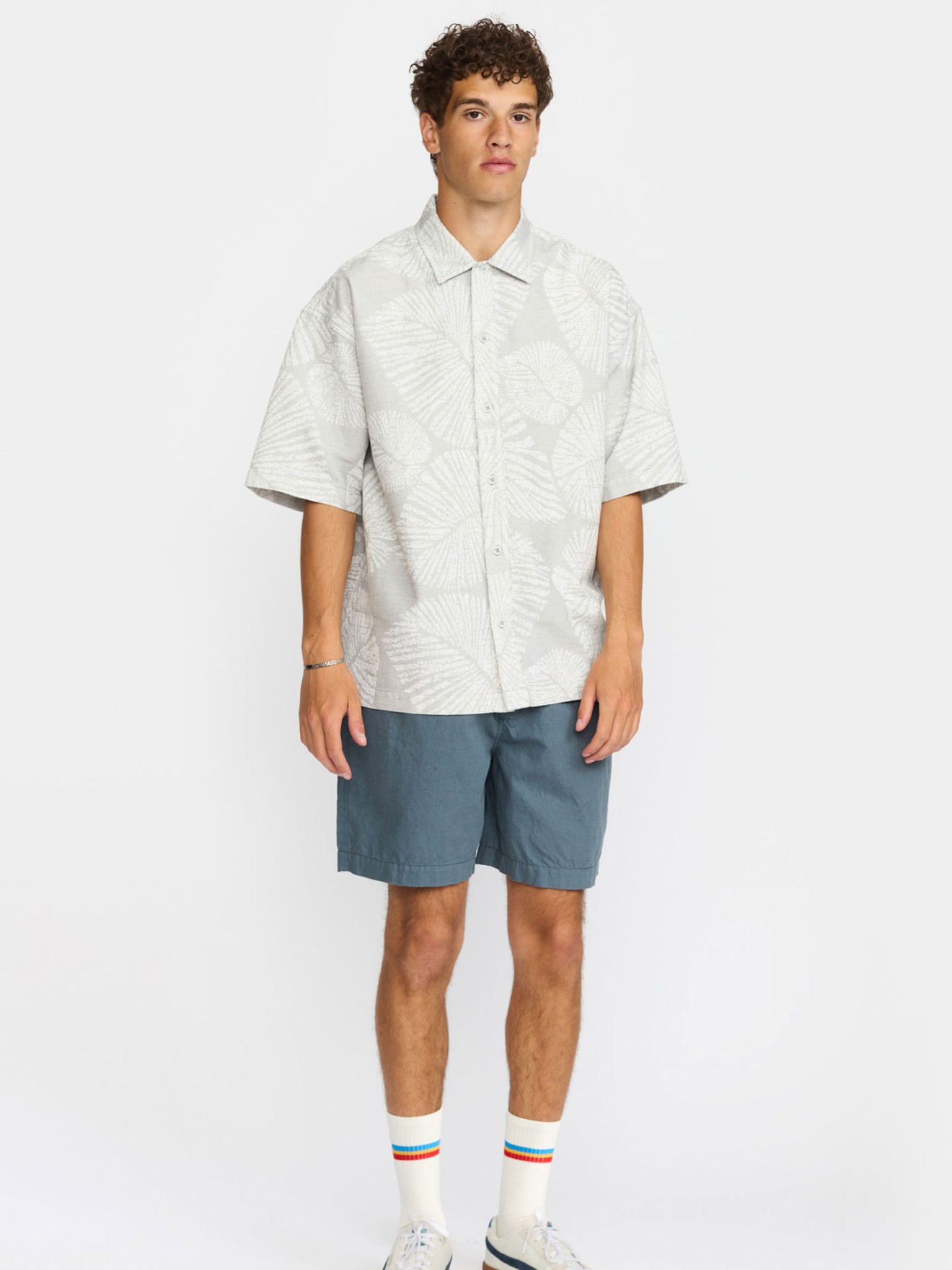Camisa de Manga Curta com Padr�o