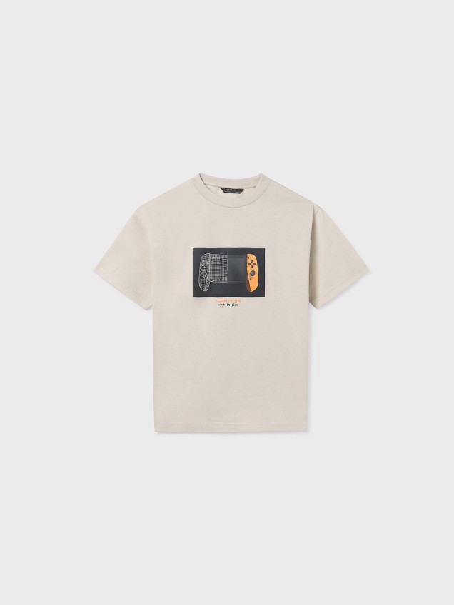 T-shirt com Estampado
