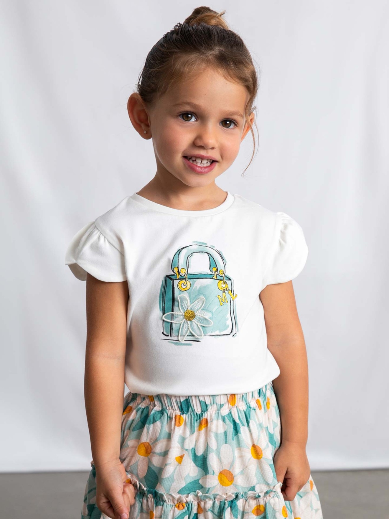 T-shirt de Manga Balão