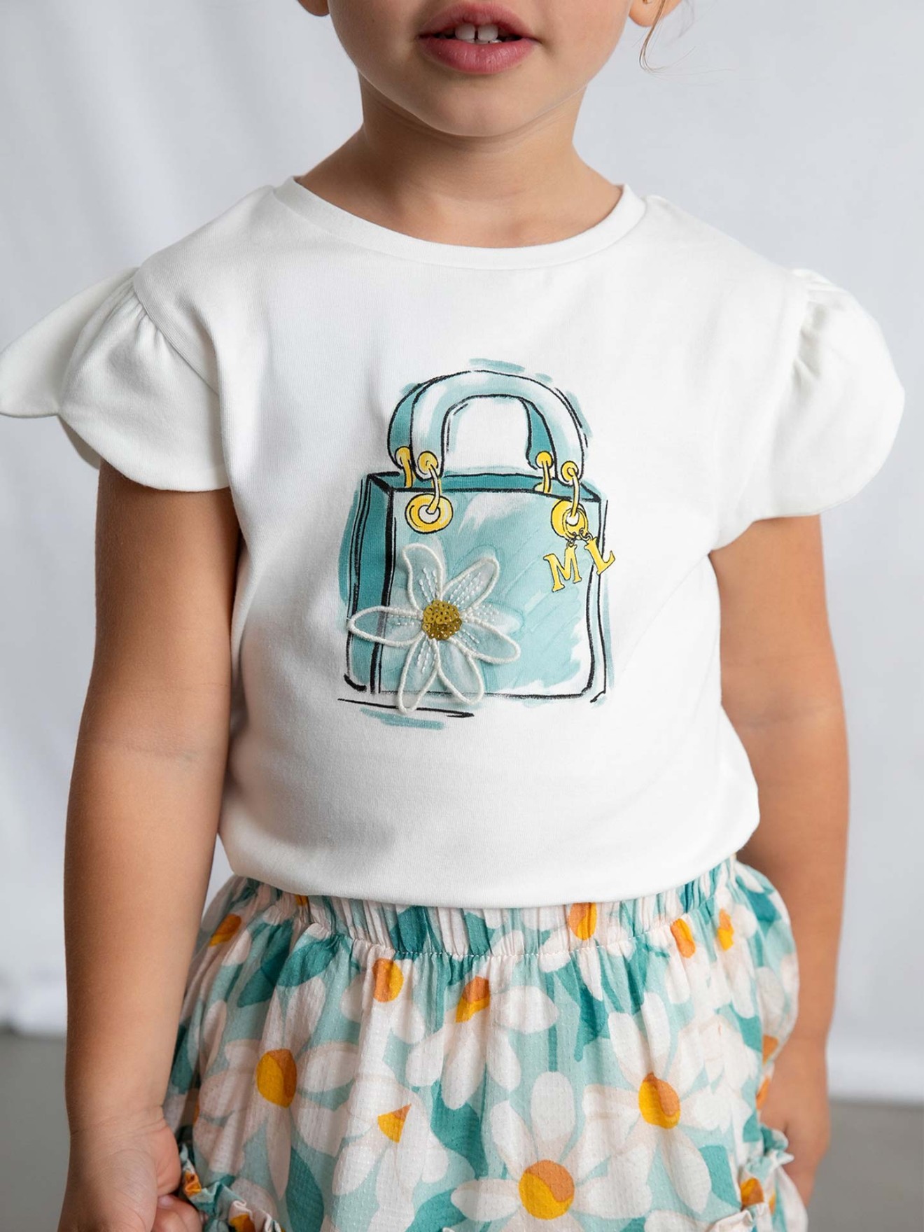 T-shirt de Manga Balão