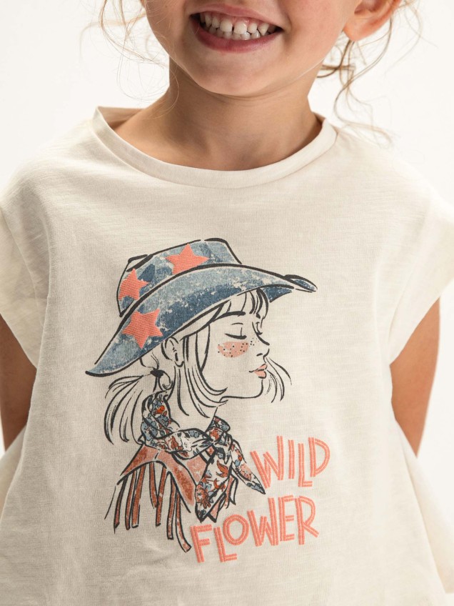 T-shirt com Estampado